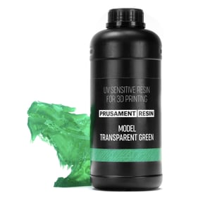 Prusament Resin Model Transparent Green 1kg