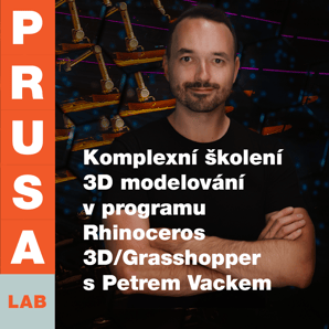 Workshop Rhino + Grasshopper: základy parametrického modelování - CZ only