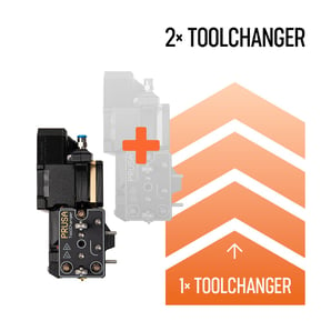 Original Prusa XL Single-Tool to Dual-Head Upgrade (+ Tools)