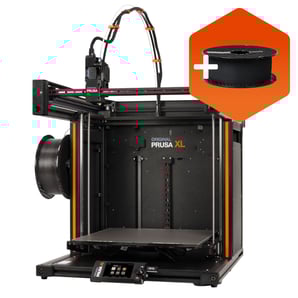 Sestavená 3D tiskárna Original Prusa XL s jednou nástrojovou hlavou