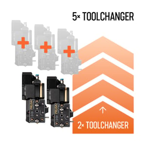 Original Prusa XL Dual-Head to Five-Head Upgrade