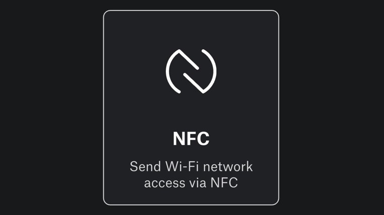 Setting up Wi-Fi with NFC